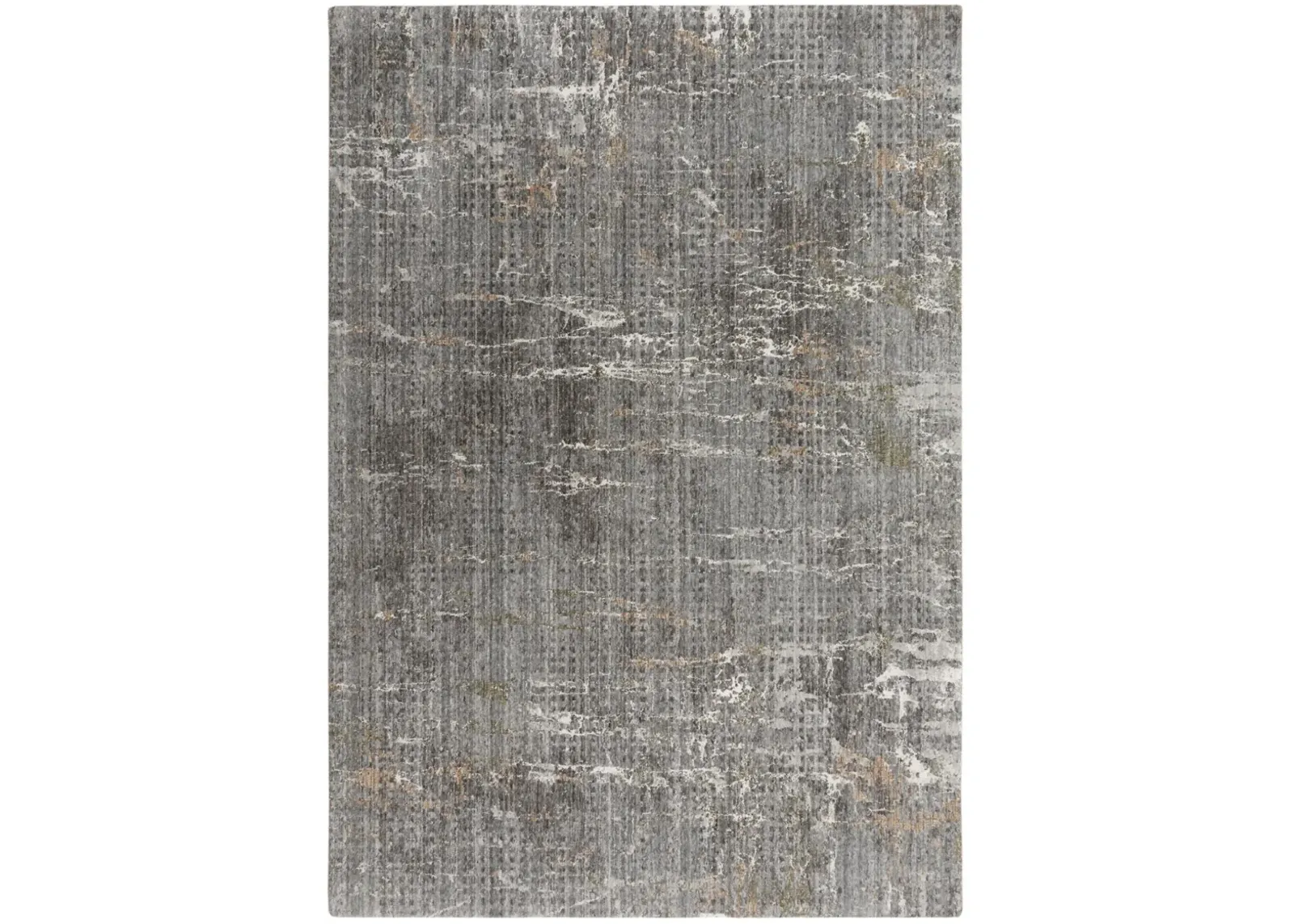 Ankara Gray Abstract Recycled Polyester 10' x 13' Rectangle Rug