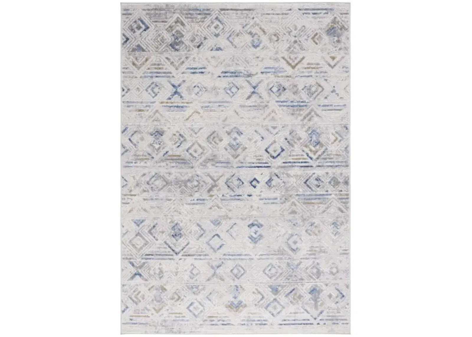 PALMA 332 Blue 9' X 12' Large Rectangle Rug