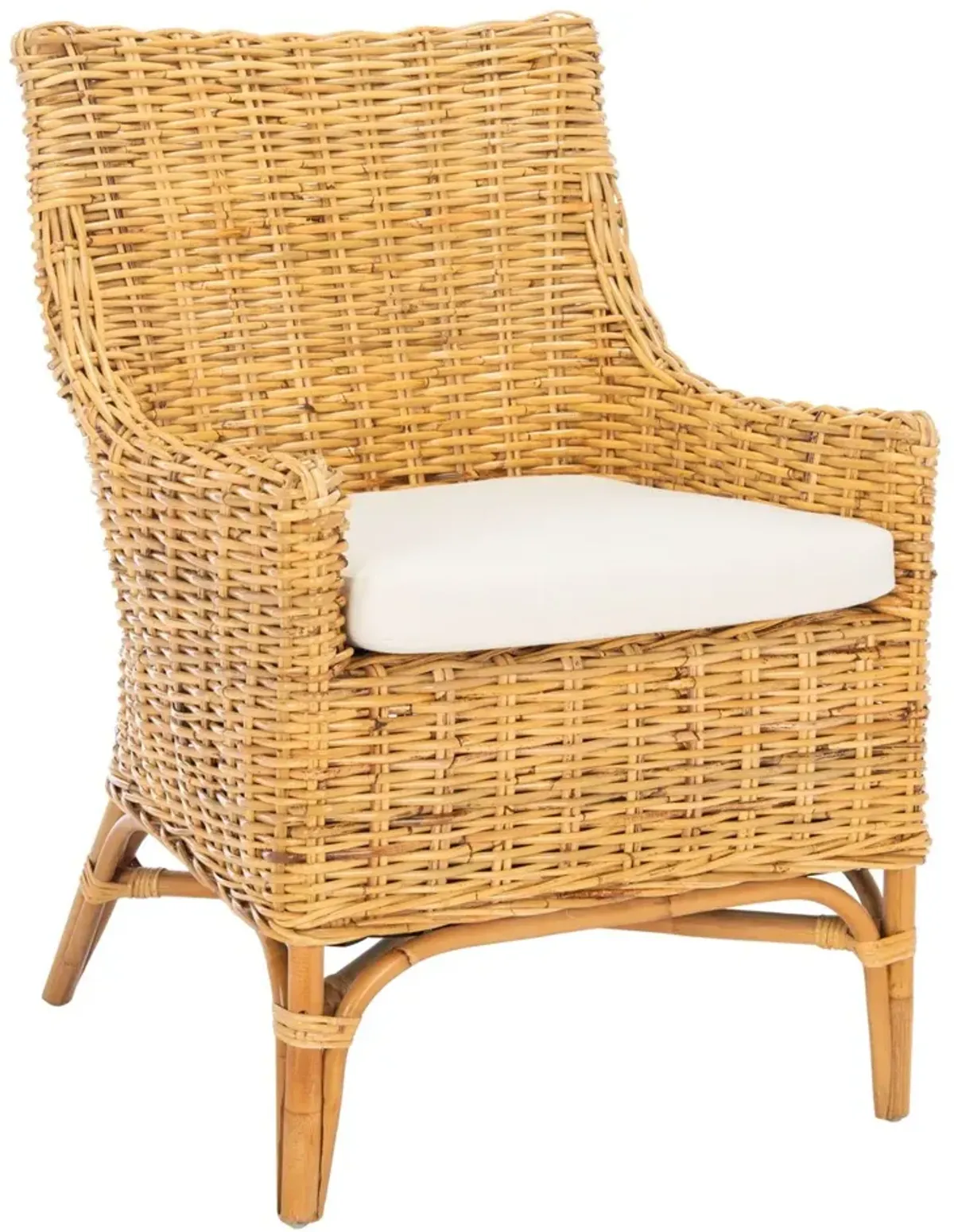 CRISTEN RATTAN ACCENT CHAIR W/ CUSHION