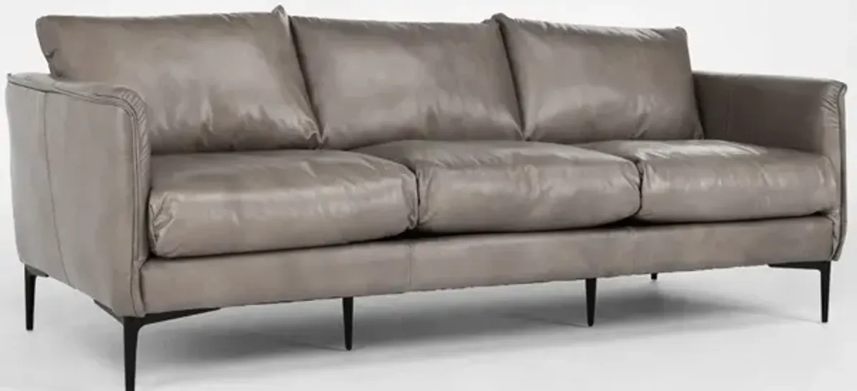 Abigail Leather Sofa 