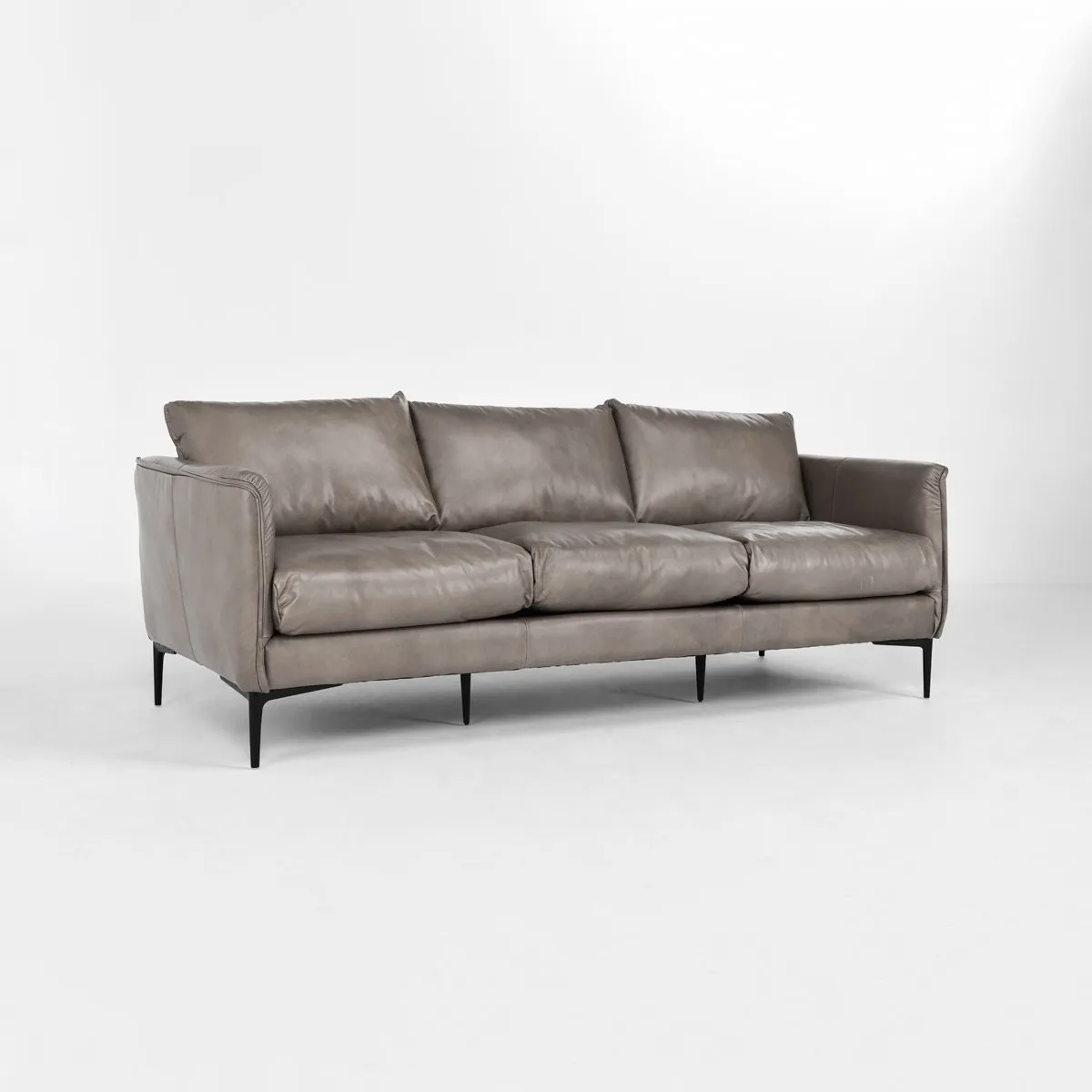 Abigail Leather Sofa 