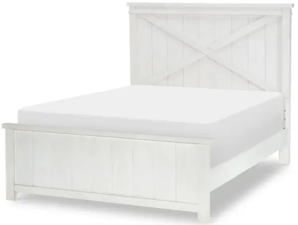 Flatiron White Complete Panel Bed Full 46 White Finish