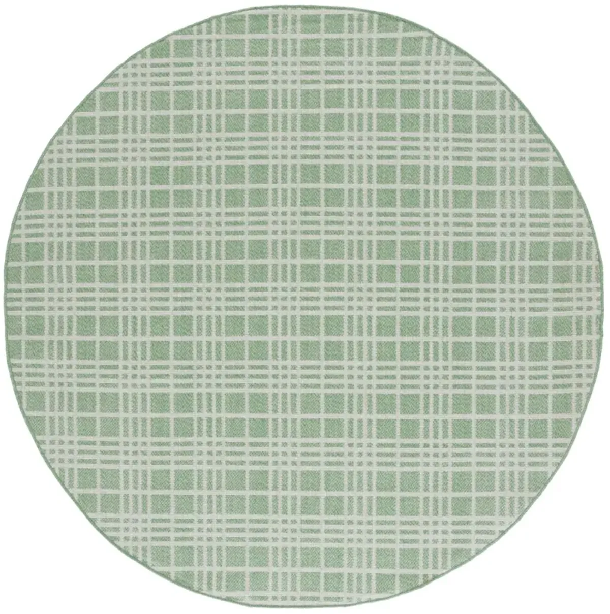 BERMUDA 860 GREEN  6'-7' X 6'-7' Round Round Rug