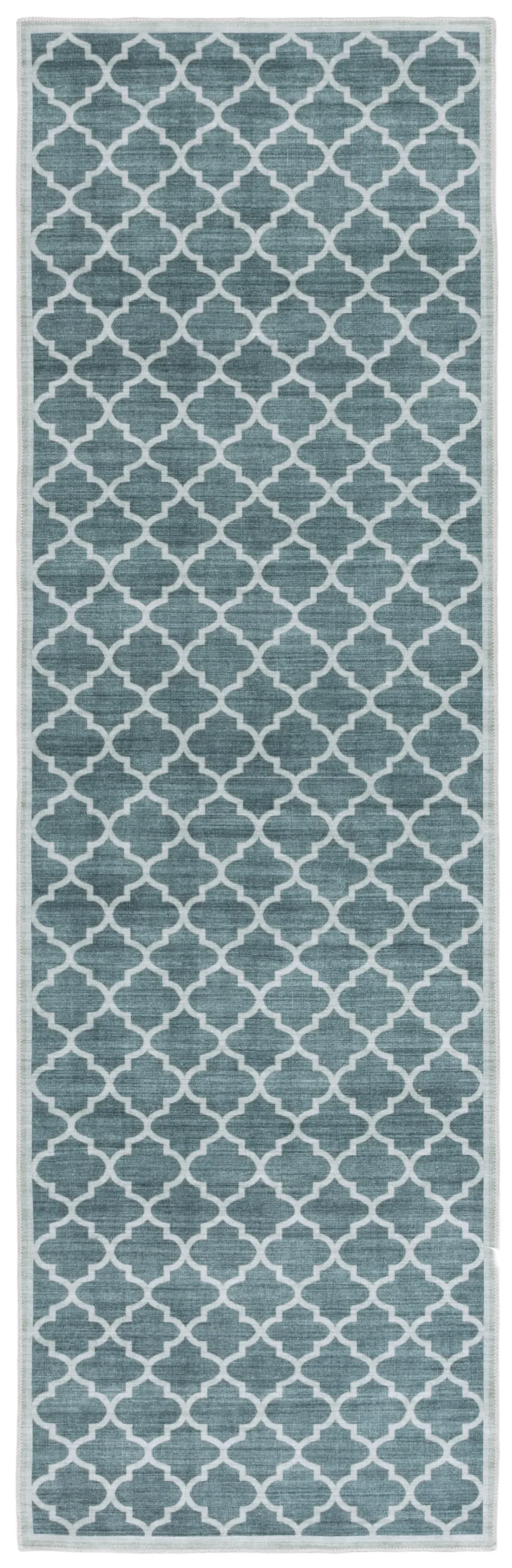 ARIZONA 172 GREEN 2'-6' x 8' Runner Rug