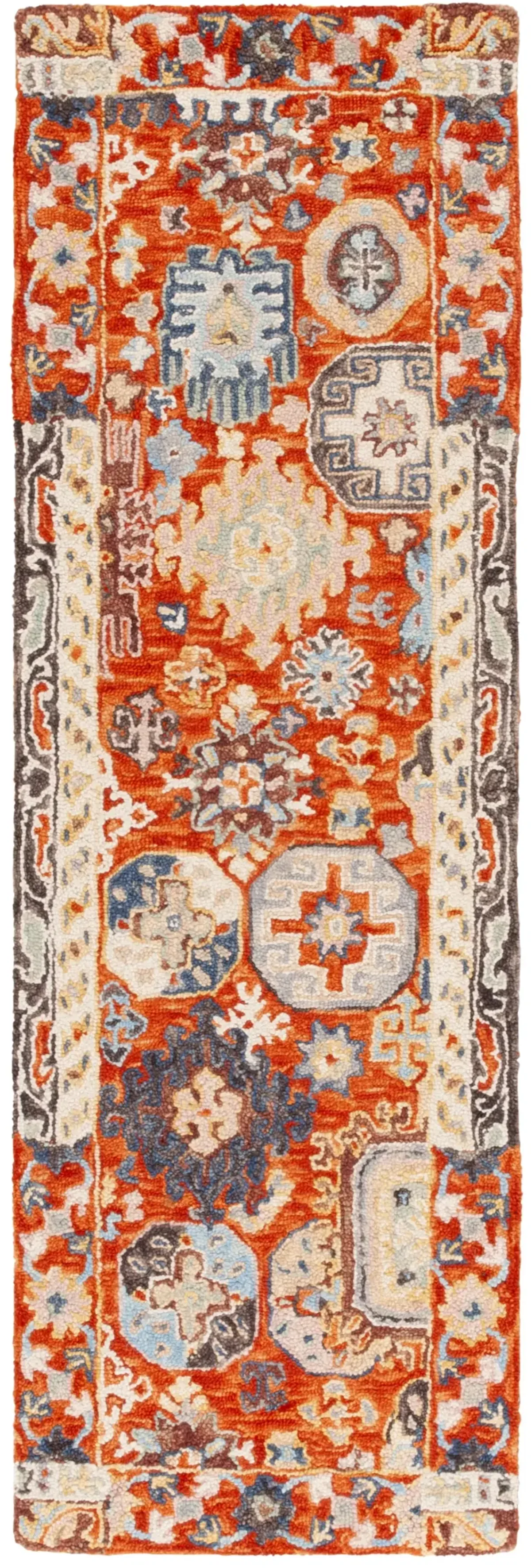 ASPEN 305 RUST  2'-3' x 7' Runner Rug