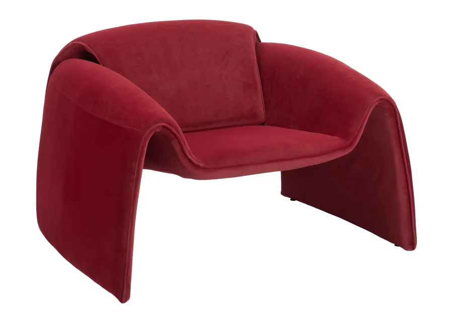 Horten Accent Chair Red