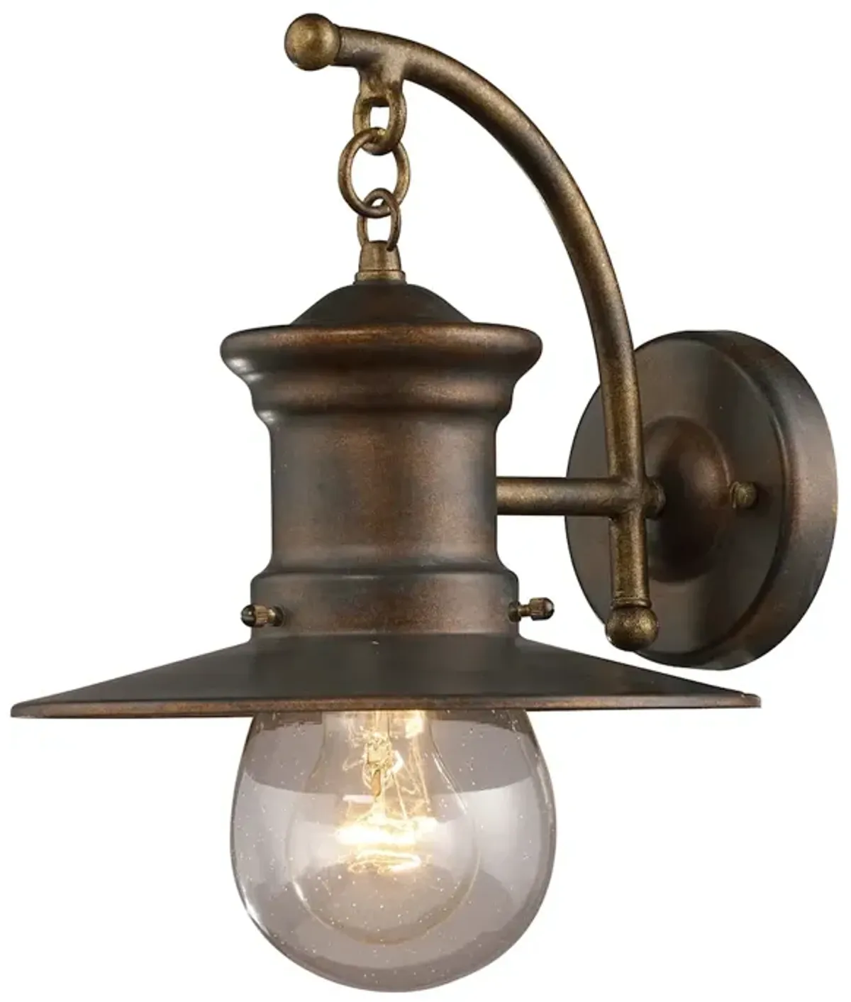 Maritime 12" High 1-Light Outdoor Sconce - Hazelnut Bronze