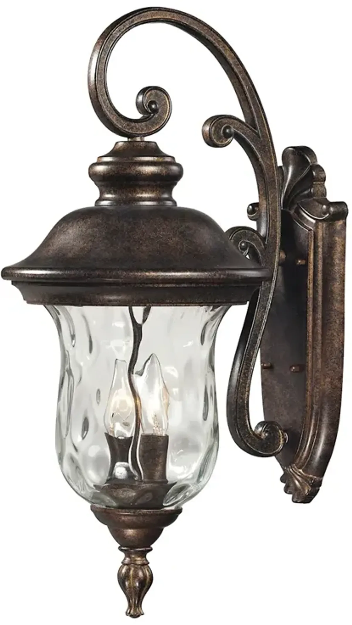 Lafayette 27" High 3-Light Outdoor Sconce - Regal Bronze