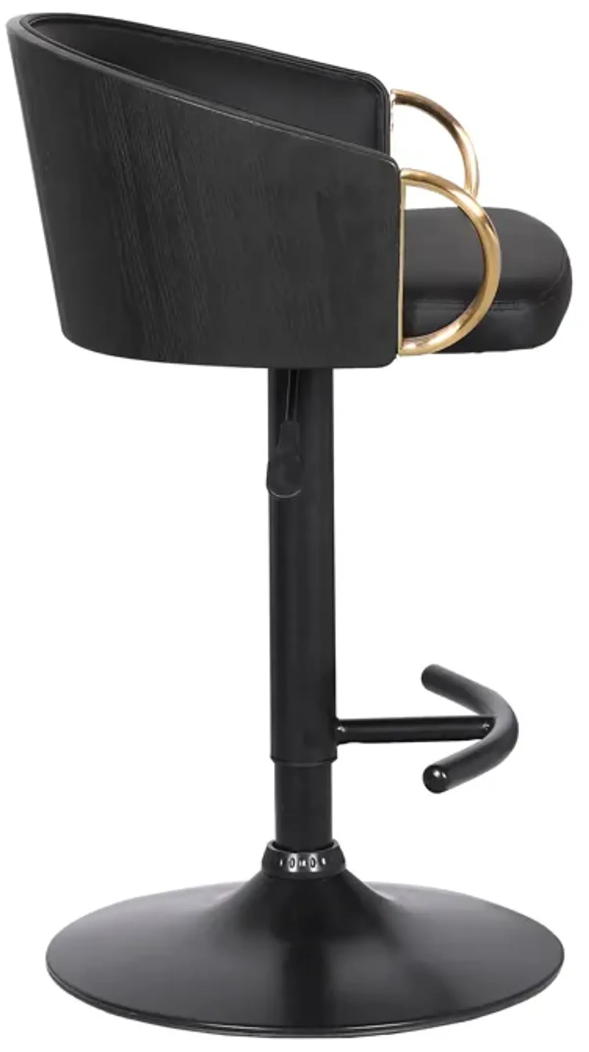 Solstice Faux Leather Swivel Bar Stool 