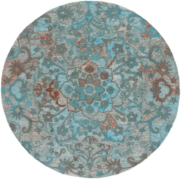 ANATOLIA Hand Tufted 6' x 6' Round area rug