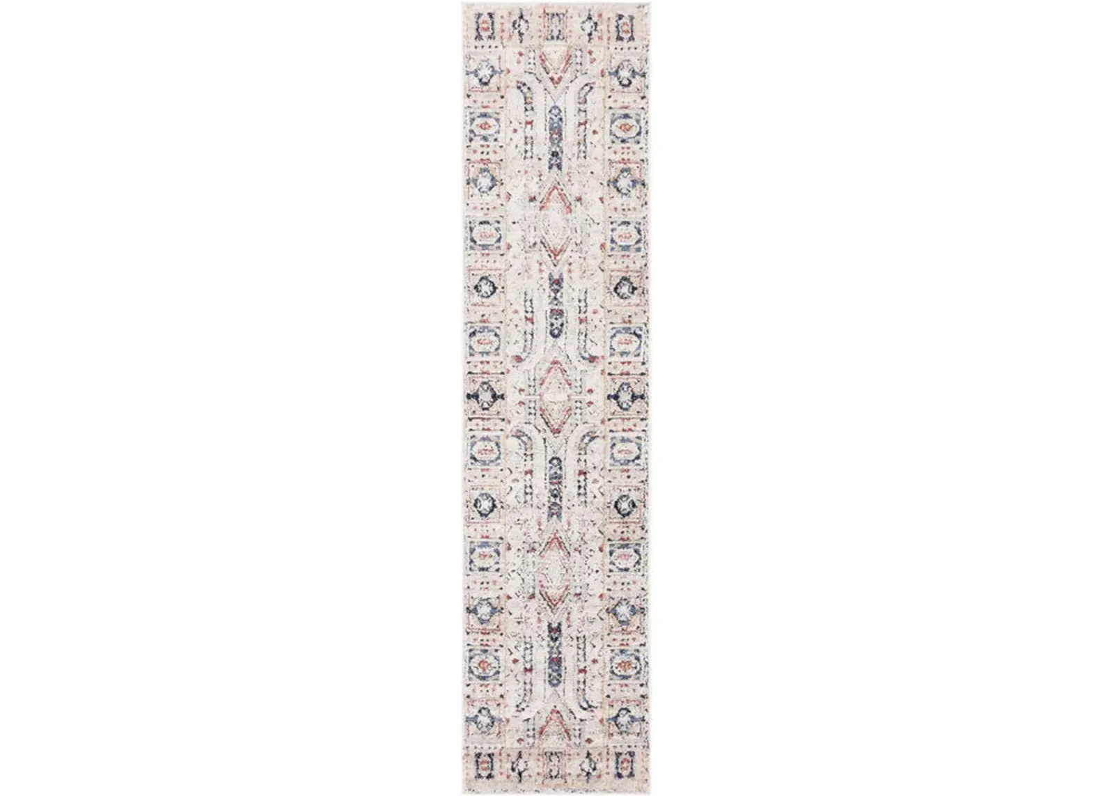 LUNA 101 Multi 2'-2' X 9' Runner Rug