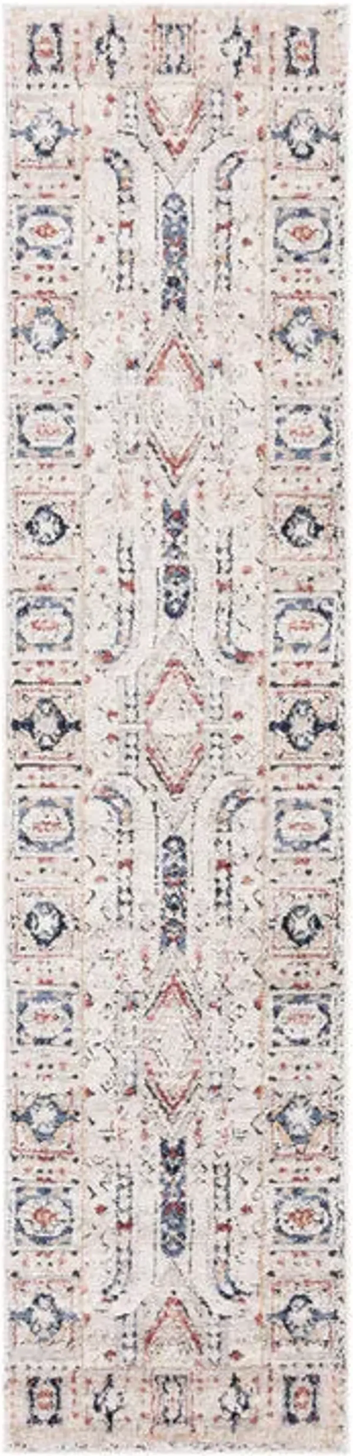 LUNA 101 Multi 2'-2' X 9' Runner Rug