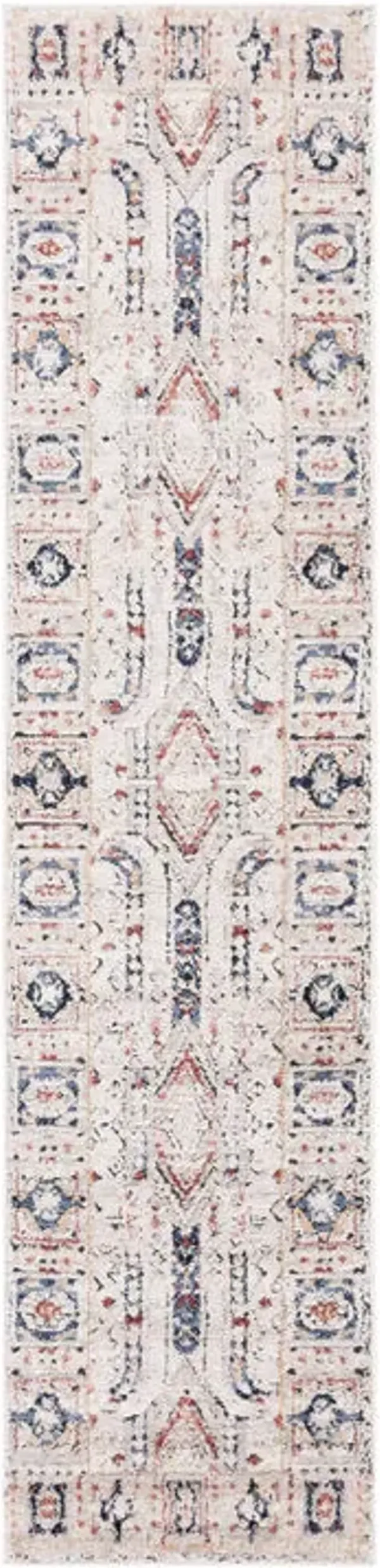LUNA 101 Multi 2'-2' X 9' Runner Rug