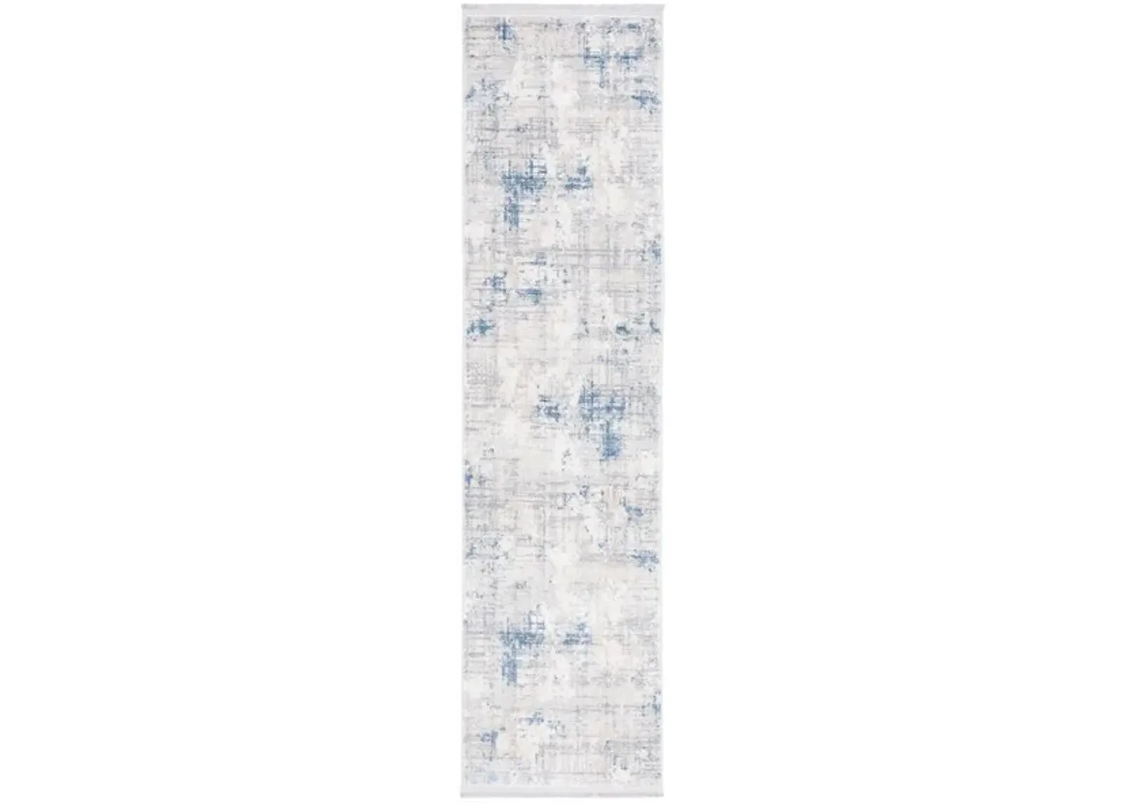 WHISPER 544 Blue  2'-2' X 8' Runner Rug