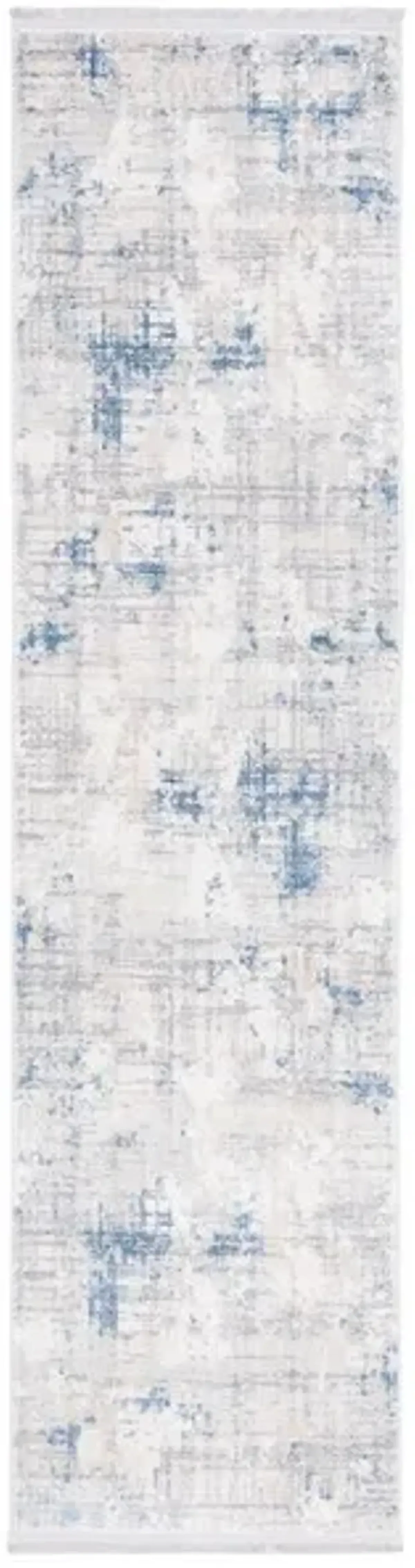 WHISPER 544 Blue  2'-2' X 8' Runner Rug