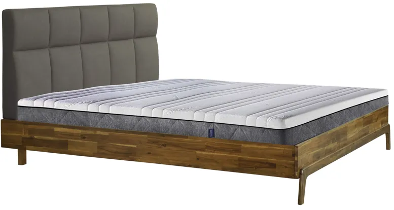 Remix Queen Bed - Headboard + Footboard - Grey