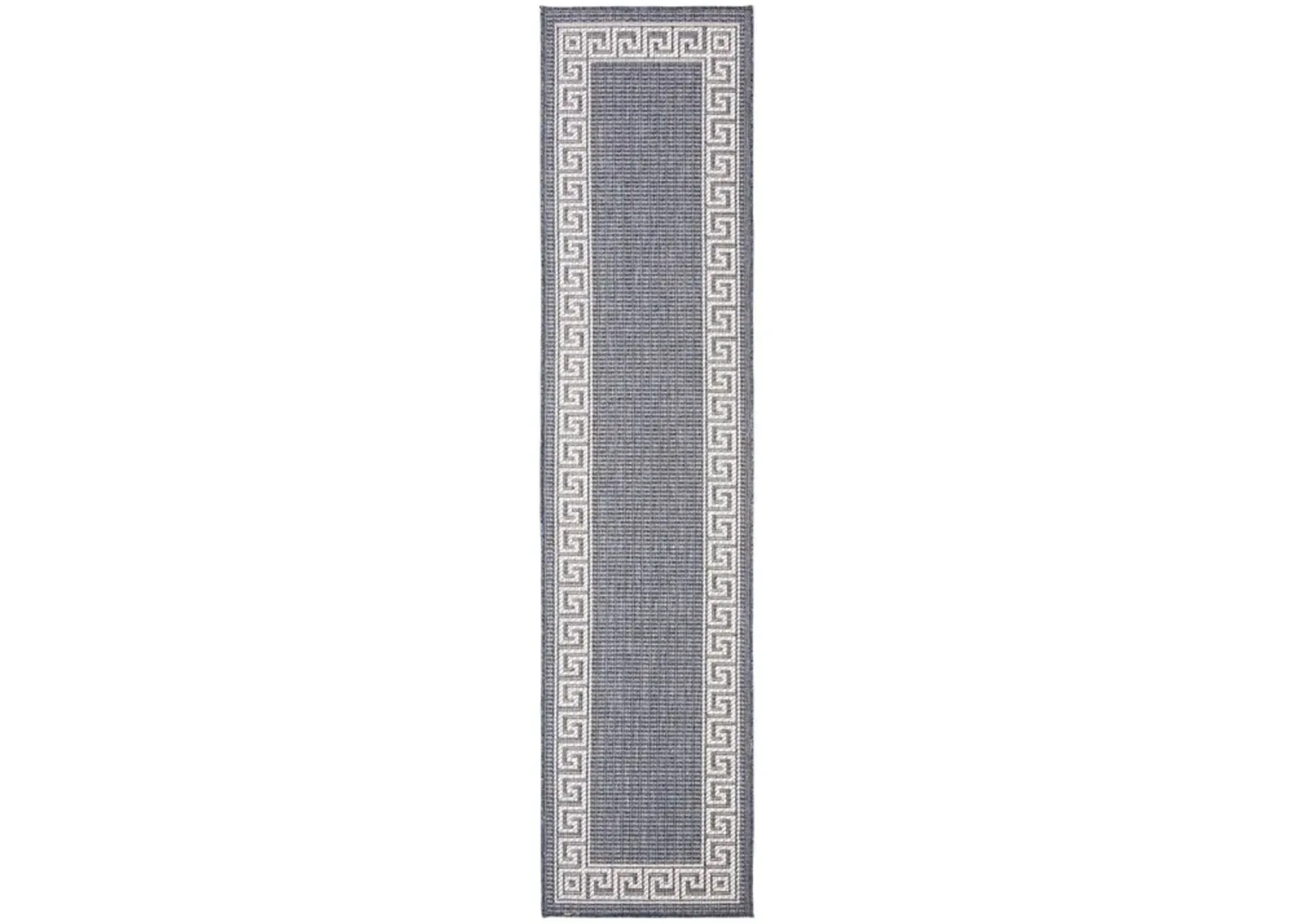 Safavieh BERMUDA 800 Collection BMU820M-28 Dark Blue / Ivory 2' X 8'