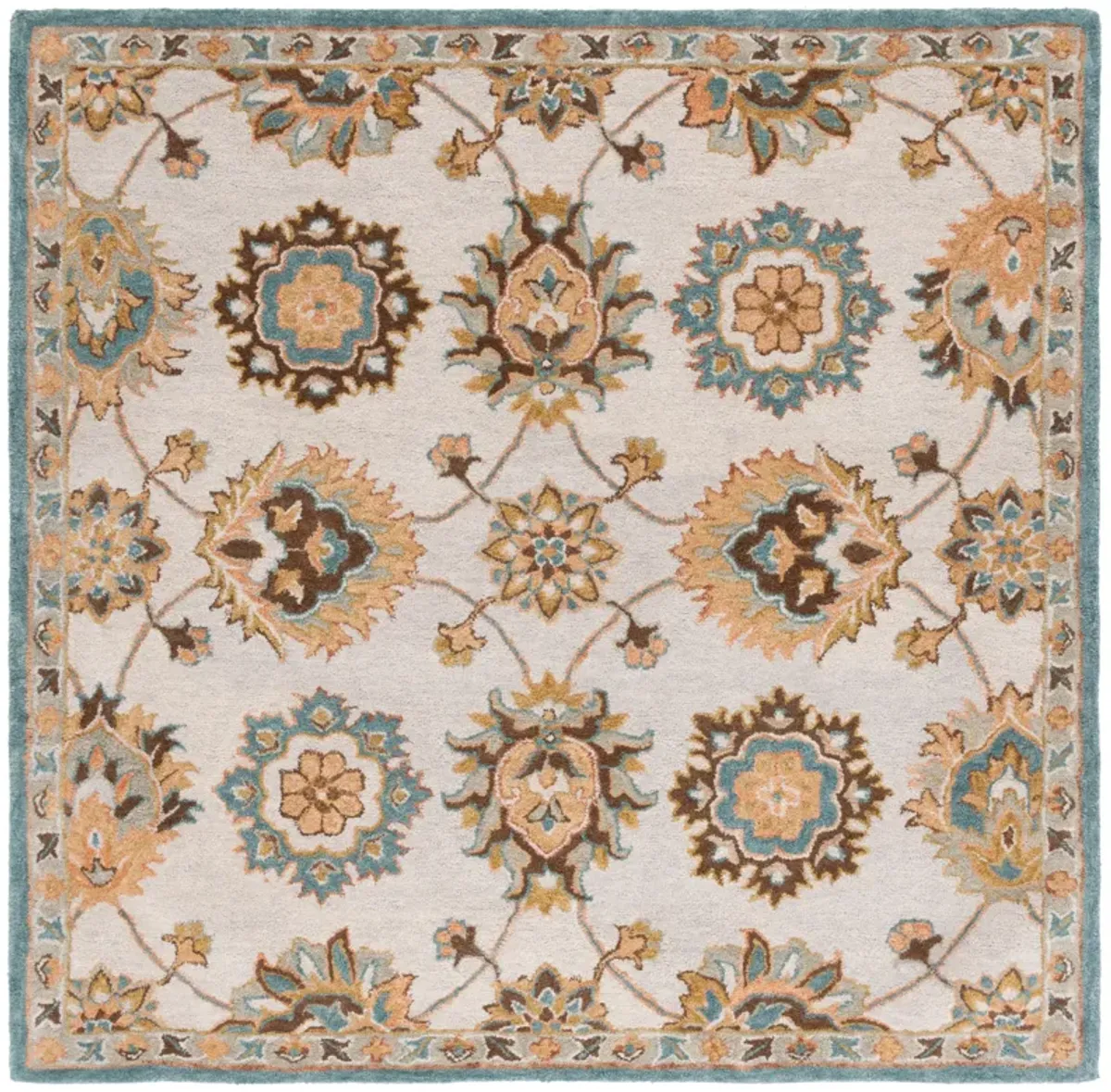 HERITAGE Hand Tufted 6' x 6' Square area rug