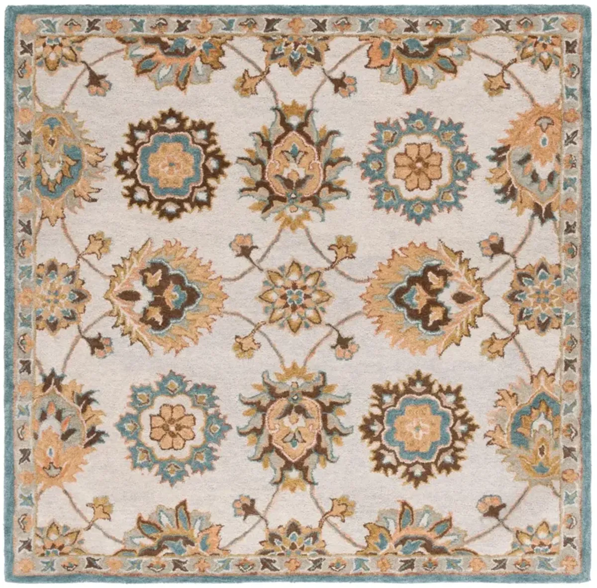 HERITAGE 554 BEIGE  6' x 6' Square Square Rug