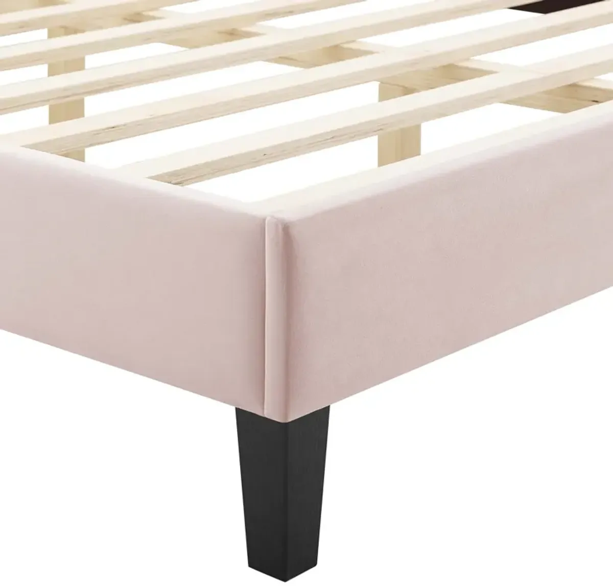 Current Performance Velvet Twin Platform Bed