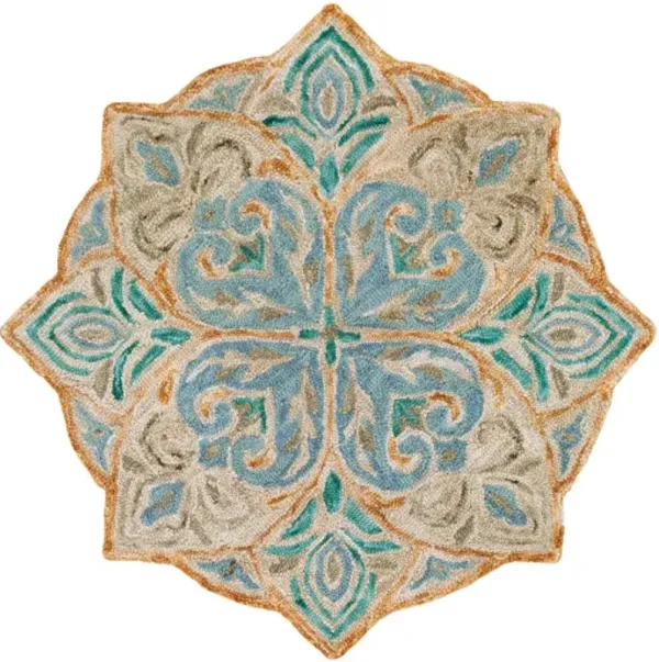 Bonifate 5' Round Rug