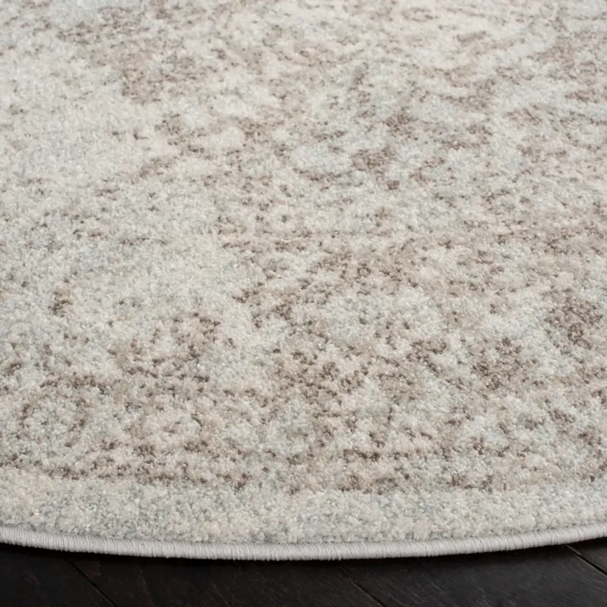 EVOKE 256 IVORY  5'-3' x 5'-3' Round Round Rug