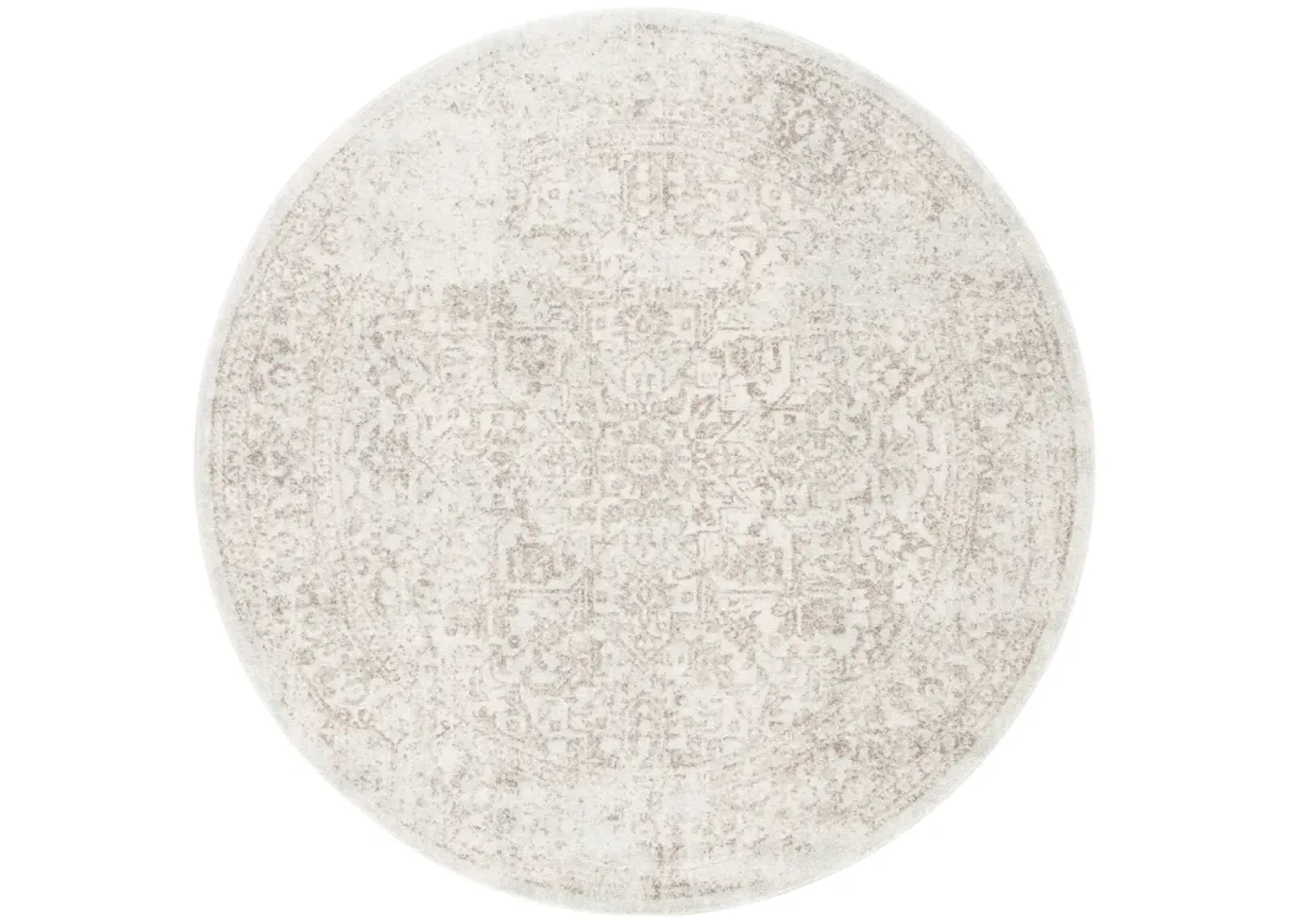 EVOKE 256 IVORY  5'-3' x 5'-3' Round Round Rug