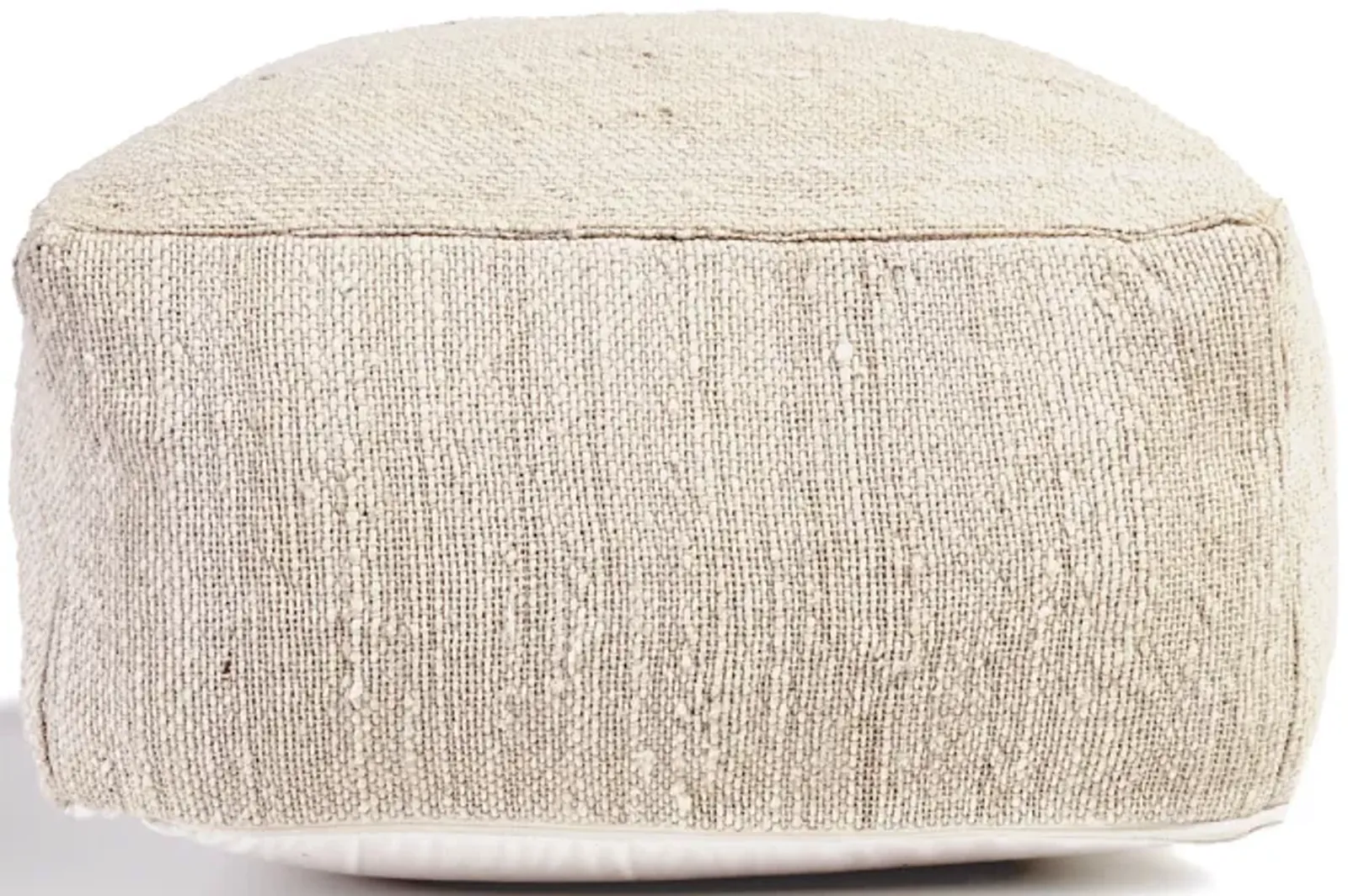 Halter Woven Jute Pouf