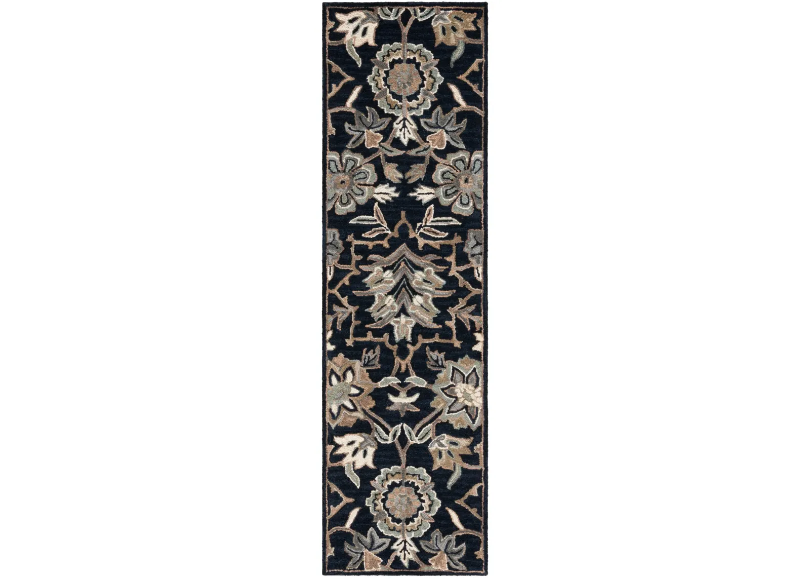 METRO 325 BLACK  2'-3' x 8' Runner Rug