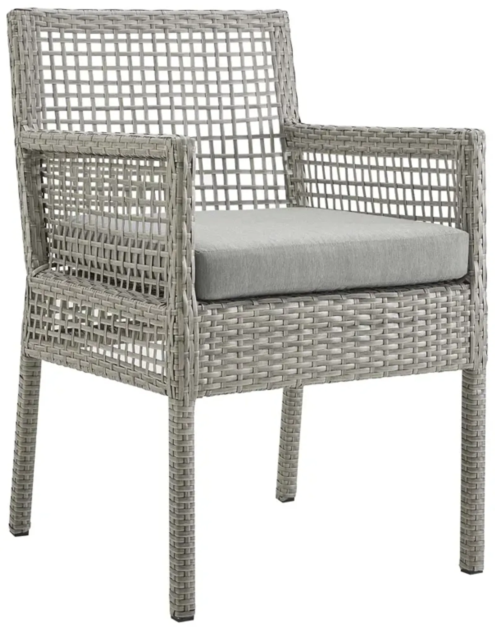 Aura Outdoor Patio Wicker Rattan Dining Armchair