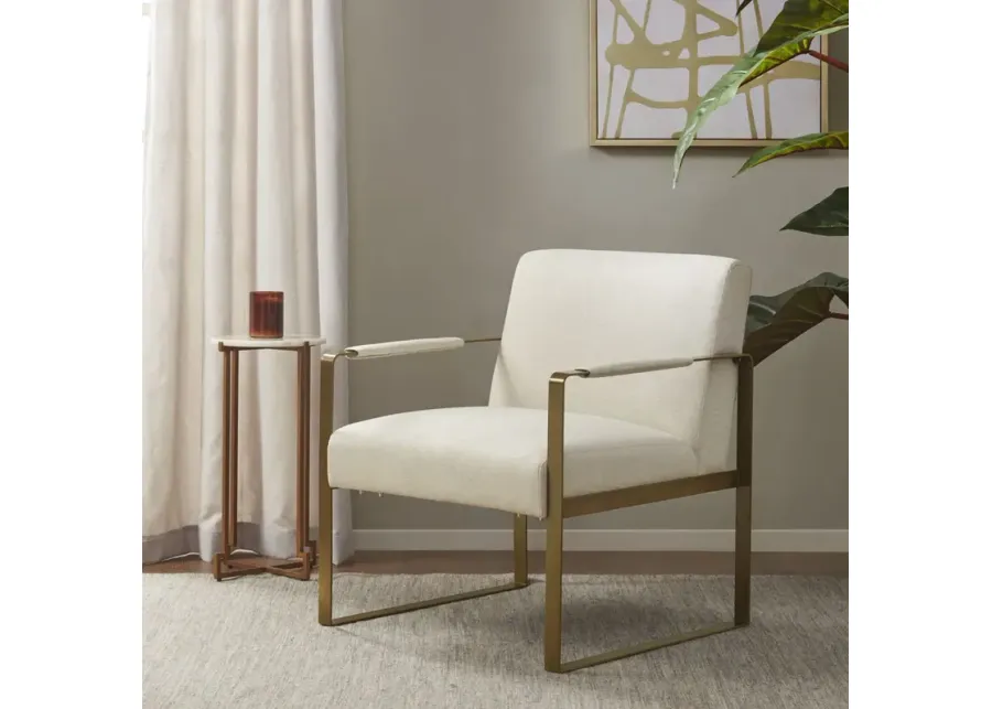 Martha Stewart Jayco Cream Accent Chair