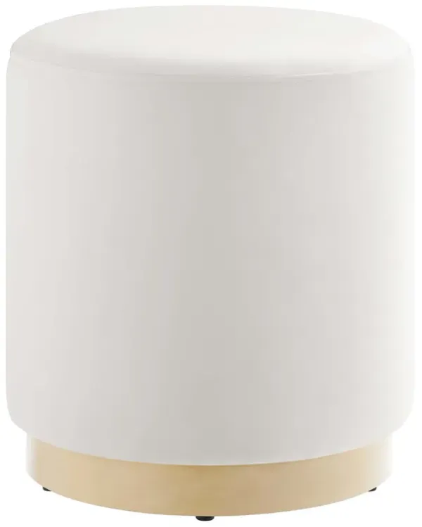 Tilden 16" Round Performance Velvet Upholstered Ottoman by Modway