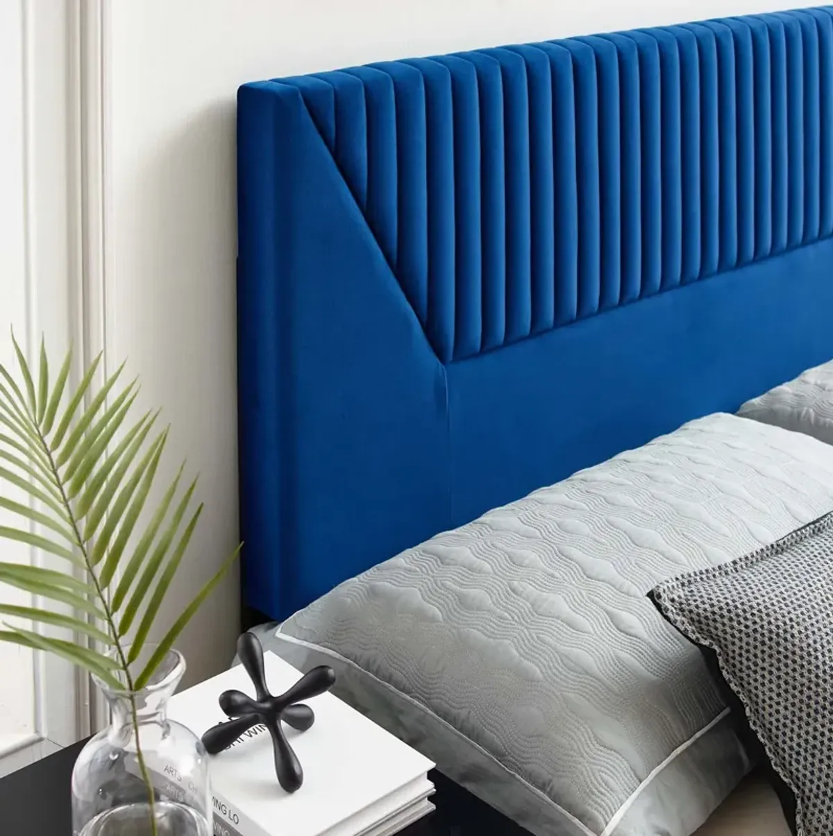 Patience Channel Tufted Performance Velvet Twin Headboard