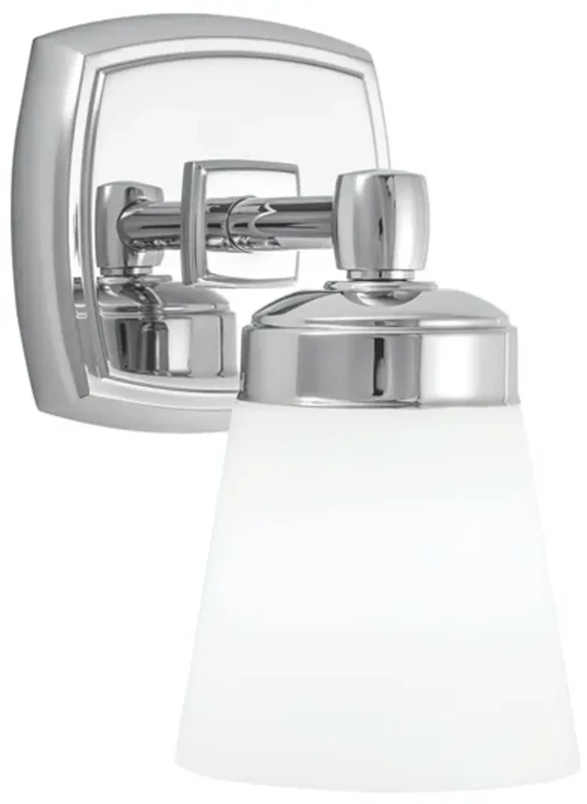 Soft Square Indoor Wall Sconce - Chrome