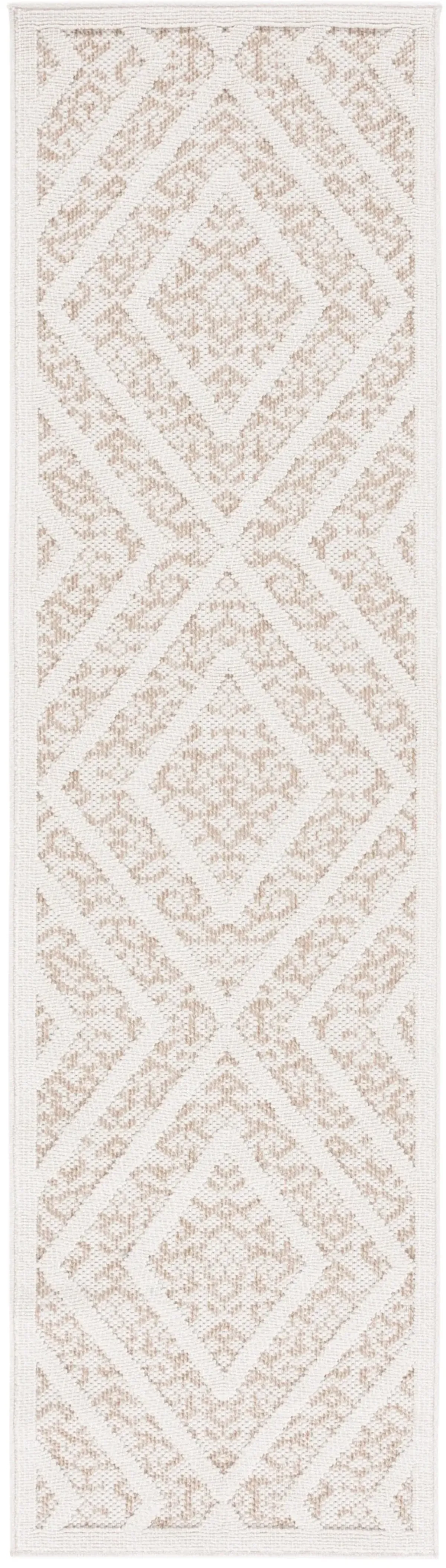 MSRO218 GLOBAL LIGHT BEIGE  2'-2' x 8' Runner Rug