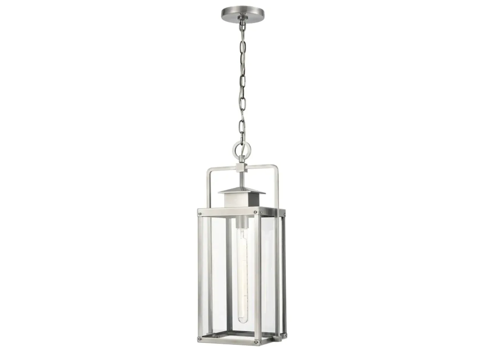 Crested Butte 9" Wide 1-Light Outdoor Pendant - Antique Brushed Aluminum