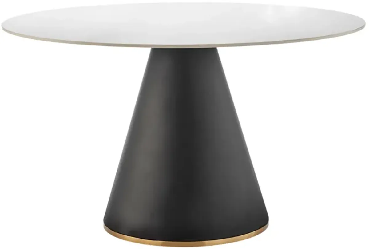 Geneva Black Mdf Dining Table