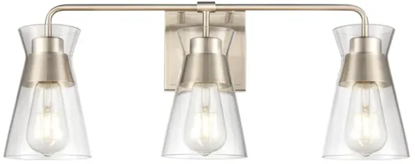 Brookville 22" Wide 3-Light Vanity Light - Satin Nickel