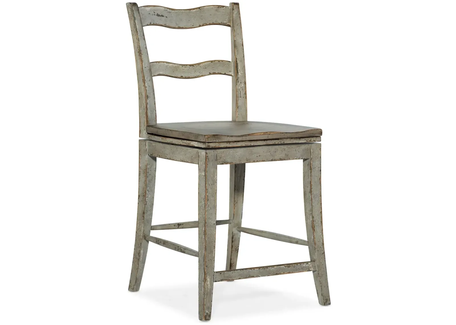 Alfresco La Riva Ladder Back Swivel Counter Stool