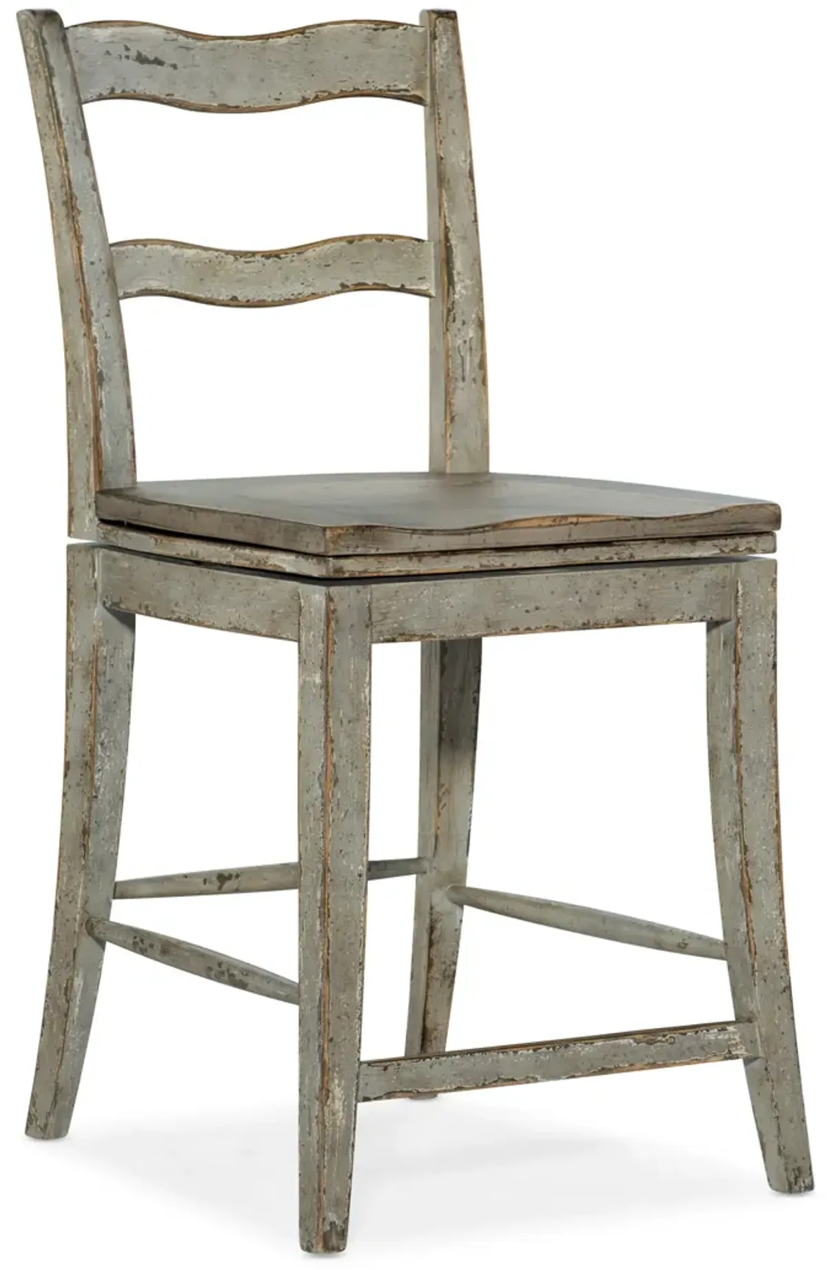 Alfresco La Riva Ladder Back Swivel Counter Stool