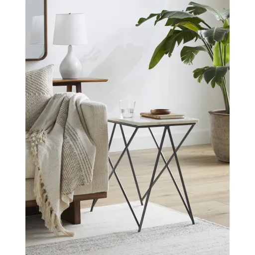 Norah NRH-005 22"H x 22"W x 14"D End Table