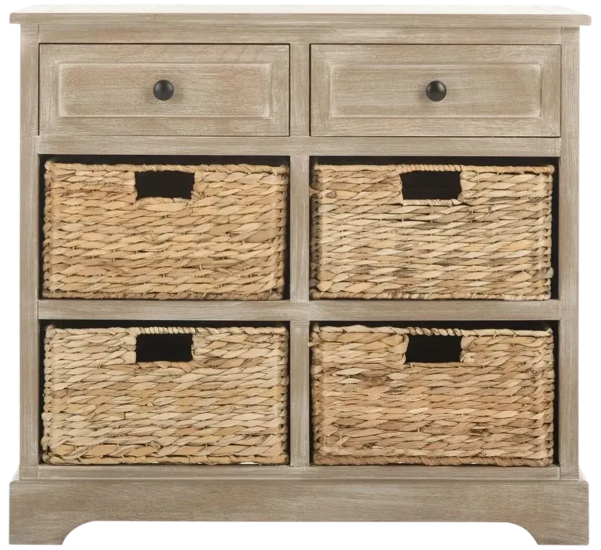 HERMAN STORAGE UNIT W/ WICKER BASKETS 