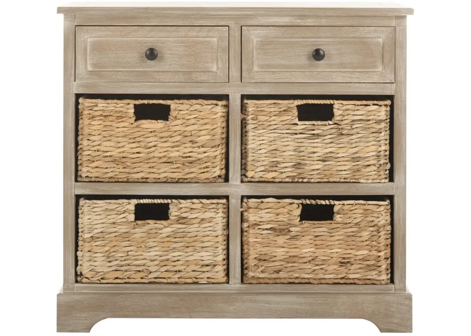 HERMAN STORAGE UNIT W/ WICKER BASKETS 