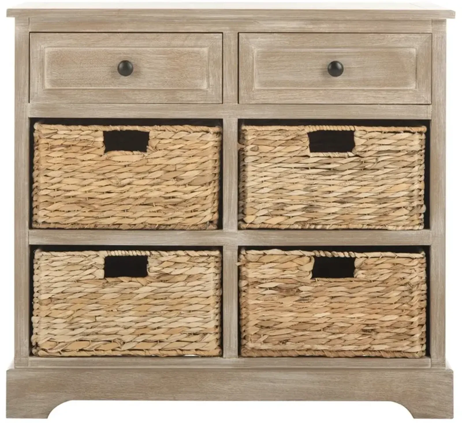 HERMAN STORAGE UNIT W/ WICKER BASKETS 