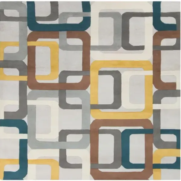 Forum 4' Square Rug