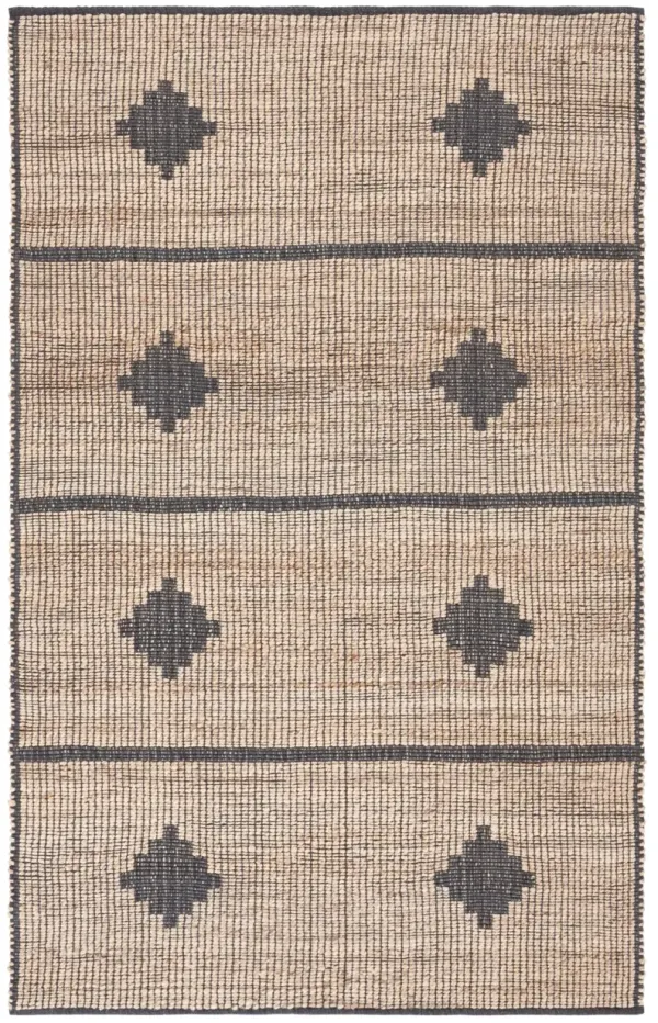 NATURAL FIBER 878 NATURAL  6' x 9' Medium Rectangle Rug