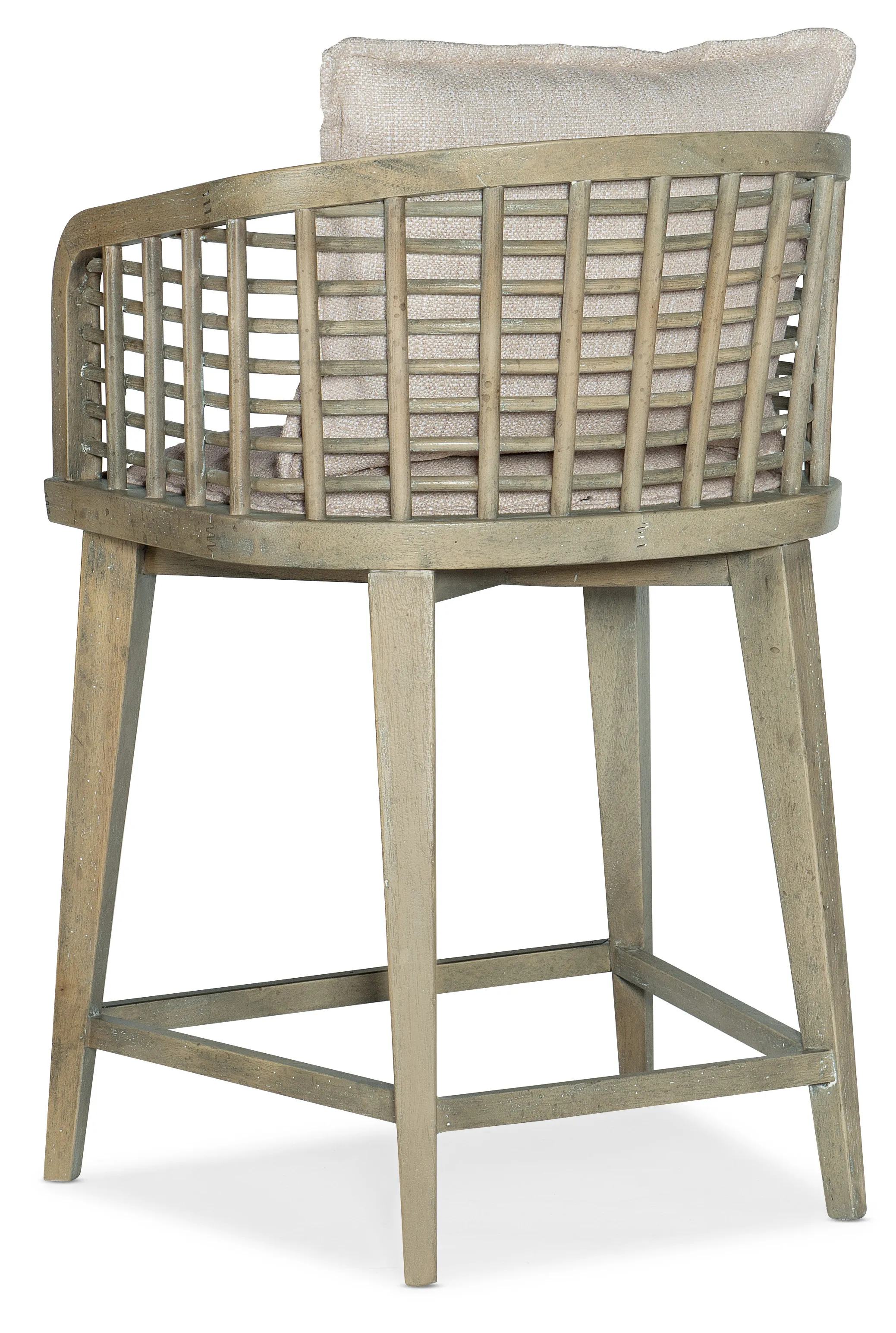 Surfrider Barrel Back Counter Stool