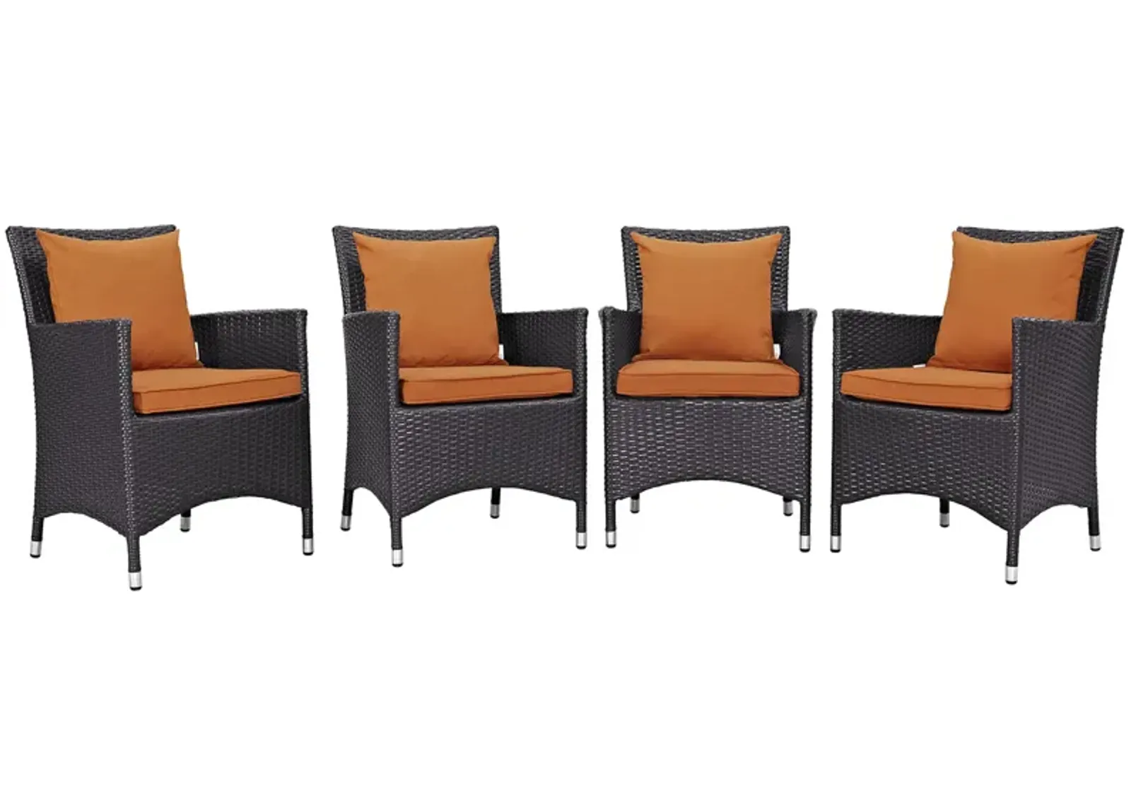 Convene 4 Piece Outdoor Patio Dining Set