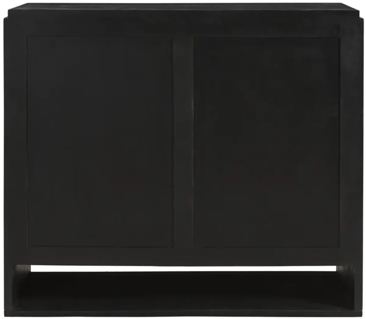 QUINTON 3 DRAWER NIGHTSTAND BLACK