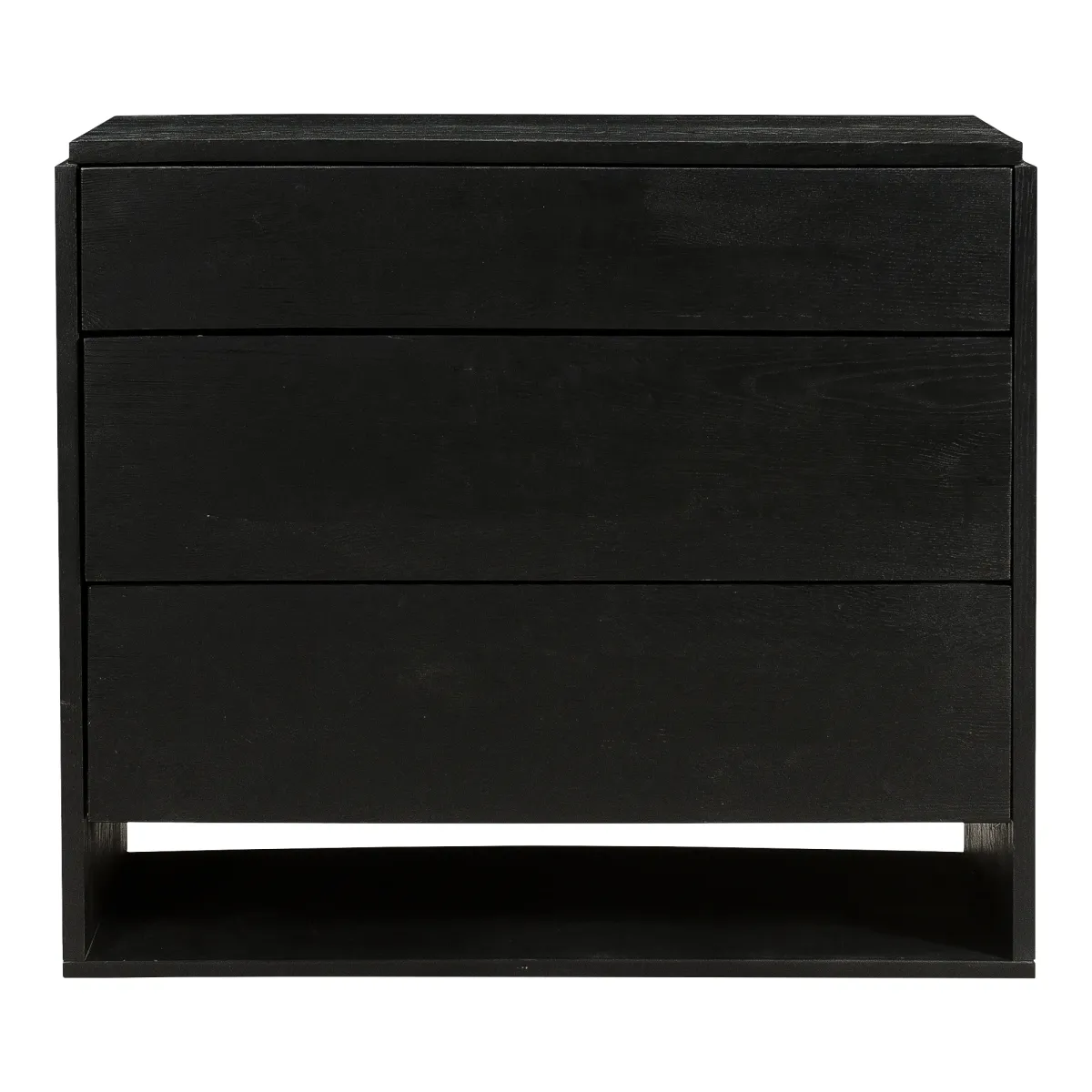 QUINTON 3 DRAWER NIGHTSTAND BLACK